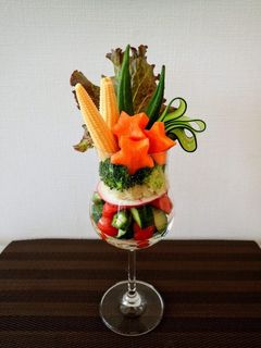 ベビポタの野菜350パフェ&ディップ2種-レシピのメイン写真