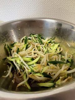 もやしとキュウリの中華風和え-レシピのメイン写真