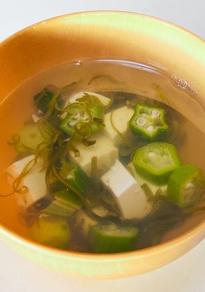 味付けめかぶのスープ-レシピのメイン写真