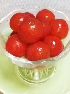 ミニトマトのシロップ漬け-レシピのメイン写真