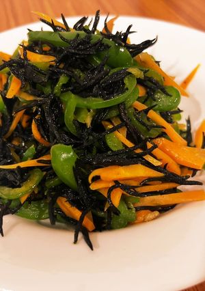 時短栄養おかず　にんピーひじき-レシピのメイン写真
