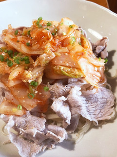 夏休みランチに★簡単豚キムそうめん-レシピのメイン写真