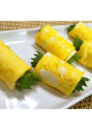 しそチーズ玉子ロール★動画あり★-レシピのメイン写真