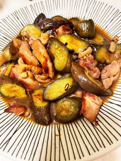 鶏と茄子のかんたん酢さっぱり炒め-レシピのメイン写真