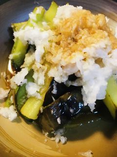 揚げ焼きナスのおろし&めんつゆ-レシピのメイン写真