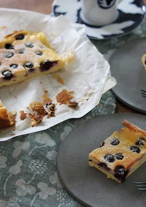 ヨーグルトで作るブルーベリーチーズケーキ-レシピのメイン写真
