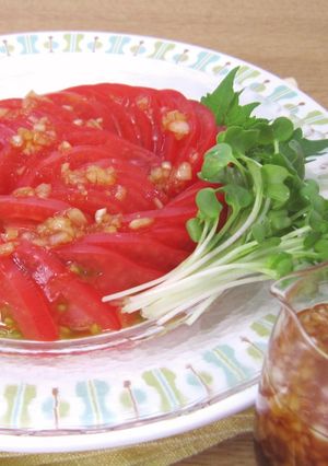 夏野菜サラダに！和風ドレッシング-レシピのメイン写真