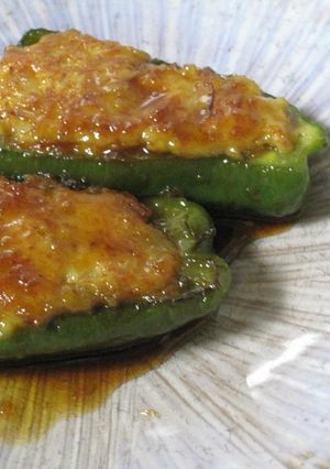 ピーマンの肉詰め　ふわふわアレンジ-レシピのメイン写真