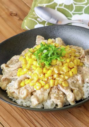 オーツ麦みそバターコーン豚丼-レシピのメイン写真