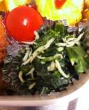 お弁当に・ほうれん草しらす炒め