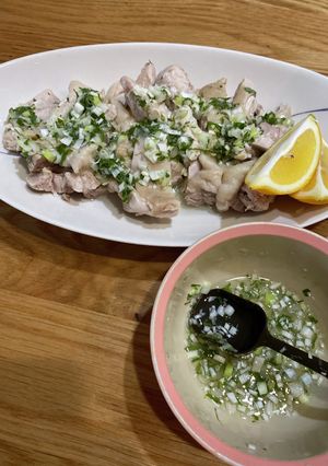 パパ鶏モモ肉のレモンソースがけ-レシピのメイン写真