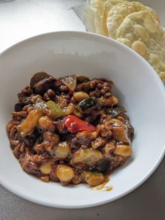 ゴロゴロ夏野菜と豆のキーマカレー-レシピのメイン写真