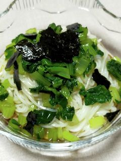 小松菜そうめん-レシピのメイン写真