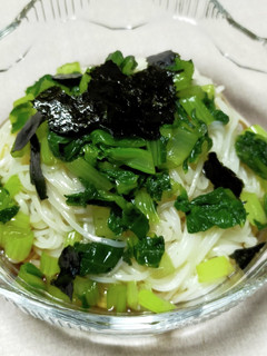 小松菜そうめん-レシピのメイン写真