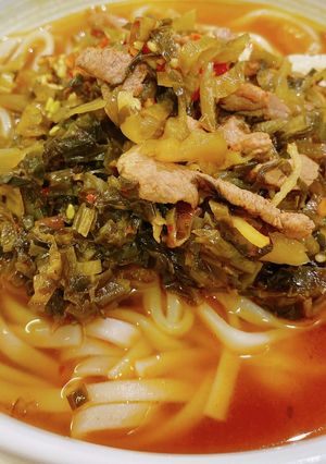 中国本場の味！高菜うどん〜雪菜肉糸麺-レシピのメイン写真