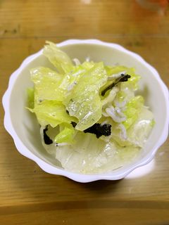 レタスとしらすのやみつきサラダ-レシピのメイン写真