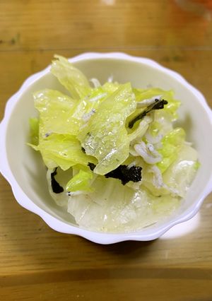 レタスとしらすのやみつきサラダ-レシピのメイン写真