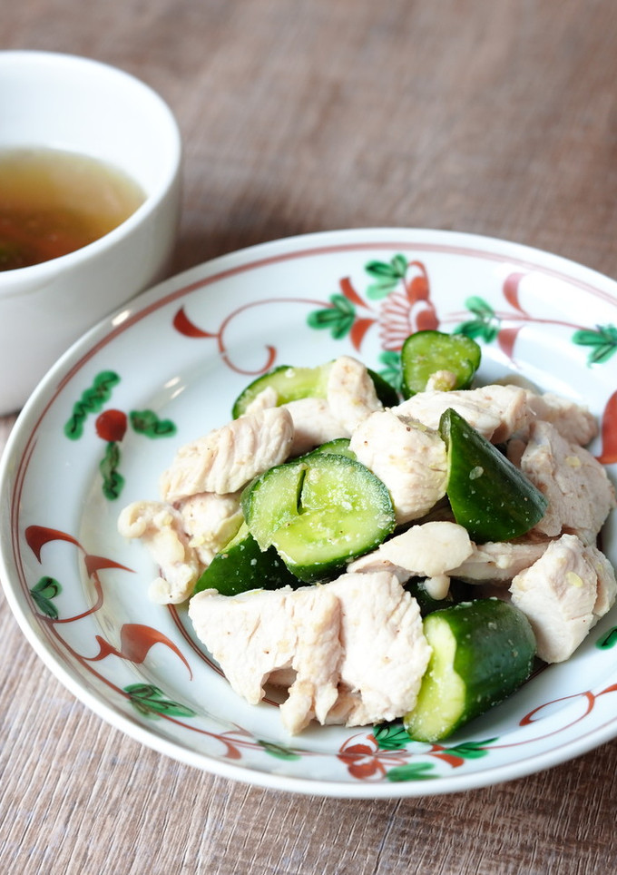 鶏むね肉ときゅうりの和え物-レシピのメイン写真