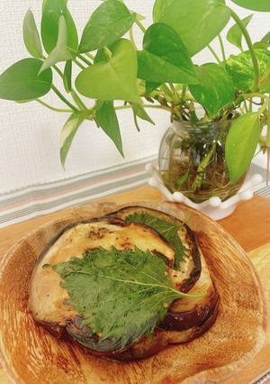 簡単☆焼きなすの大葉漬け-レシピのメイン写真