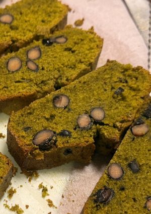子供大好き！黒豆抹茶パウンドケーキ-レシピのメイン写真