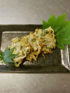 しょうがと大葉のかき揚げ-レシピのメイン写真