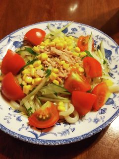 簡単、夏冷やしうどん-レシピのメイン写真