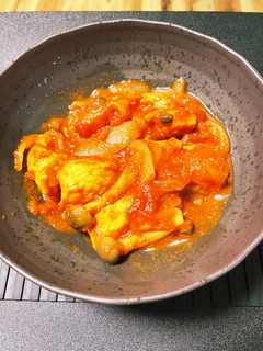 鶏胸肉のヘルシートマトカレー-レシピのメイン写真