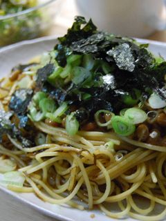 昆布入り納豆パスタ-レシピのメイン写真
