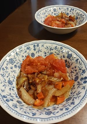 トマト炒め-レシピのメイン写真