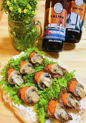 照り焼きポークと旬の野菜ピンサ♪-レシピのメイン写真