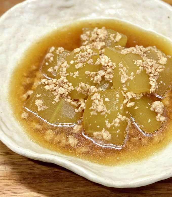 簡単☆冬瓜と鶏ひき肉のあんかけ煮-レシピのメイン写真