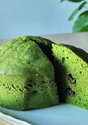 簡単☆米粉の抹茶☆パン♡イーストなし-レシピのメイン写真