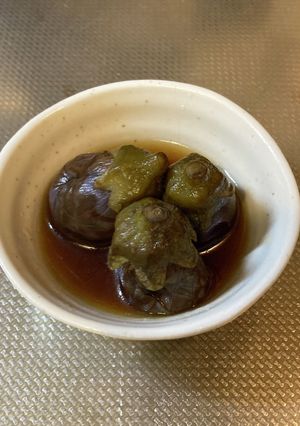 小茄子の甘辛煮-レシピのメイン写真