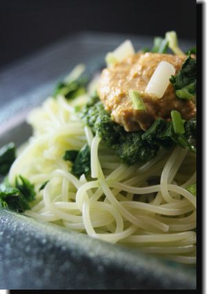 クレソンみつば雲丹冷製-レシピのメイン写真