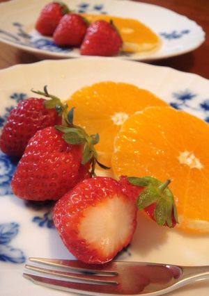 おもてなしの苺☆食べやすくお出しする方法-レシピのメイン写真