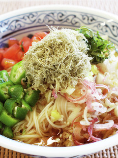 涼味を感じるぶっかけそうめん-レシピのメイン写真