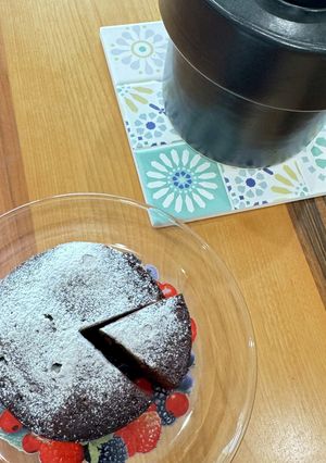 レンジでチョコレートケーキ-レシピのメイン写真