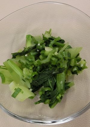 チンゲン菜のねぎ塩和え-レシピのメイン写真