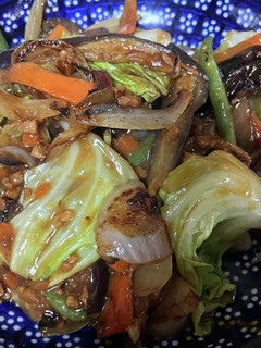 茄子の肉味噌炒め・アレンジ-レシピのメイン写真