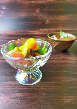 夏野菜の黒酢マリネ-レシピのメイン写真