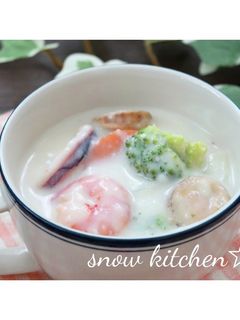 甘酒入り♪シーフードシチュー-レシピのメイン写真