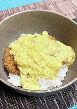中華風 卵餡かけ カツ丼-レシピのメイン写真
