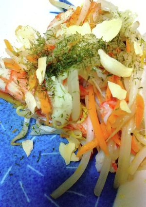カニ酢炒め-レシピのメイン写真