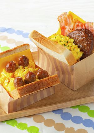チキンハンバーグの韓国風サンド-レシピのメイン写真