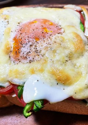 【減塩】夏野菜のピザトースト-レシピのメイン写真