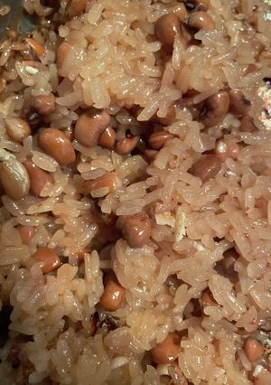 御主に捧げる花嫁の御印祝いの羽生蛇お赤飯-レシピのメイン写真