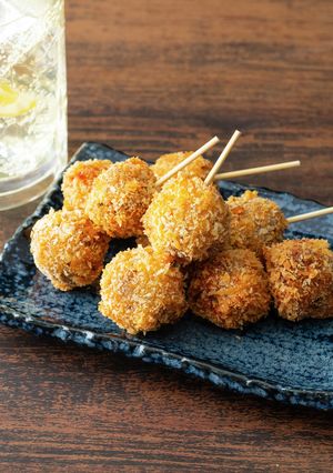 ミートボール串揚げ-レシピのメイン写真