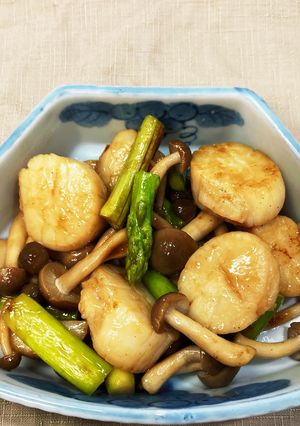 ホタテの醤油バター-レシピのメイン写真
