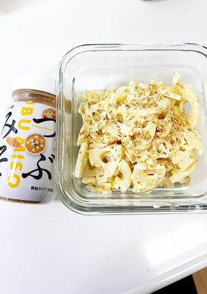 レンコンのつぶみそマヨ和え-レシピのメイン写真