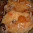 小エビと豆腐のハンバーグ きのこあんかけ